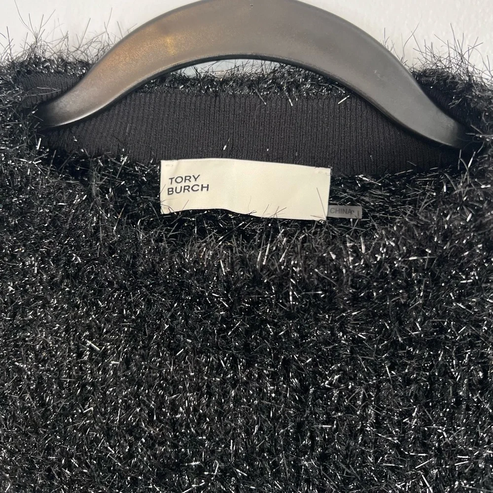Tory Burch Size S • Mockneck Knit Sweater Black.